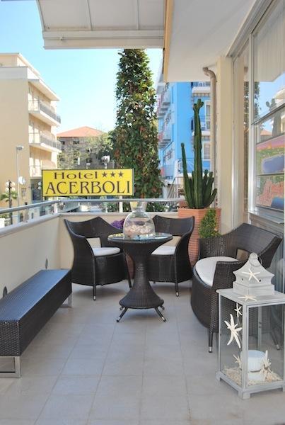 Hotel Acerboli Римини Экстерьер фото